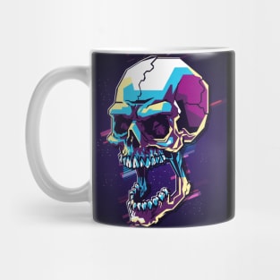 Skull retro80s Mug